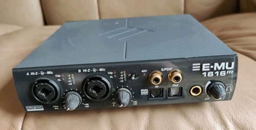 Emu 1616m pcmcia cardbus audio - 1616m, pcmcia/cardbus